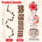10 Pcs 82FT Flower Spring Garland, Artificial Rose Garland Flowers Plants Fake Flower Hanging Rose Ivy, Birthday Party Valentine's Day Wedding Wall Arch Decor